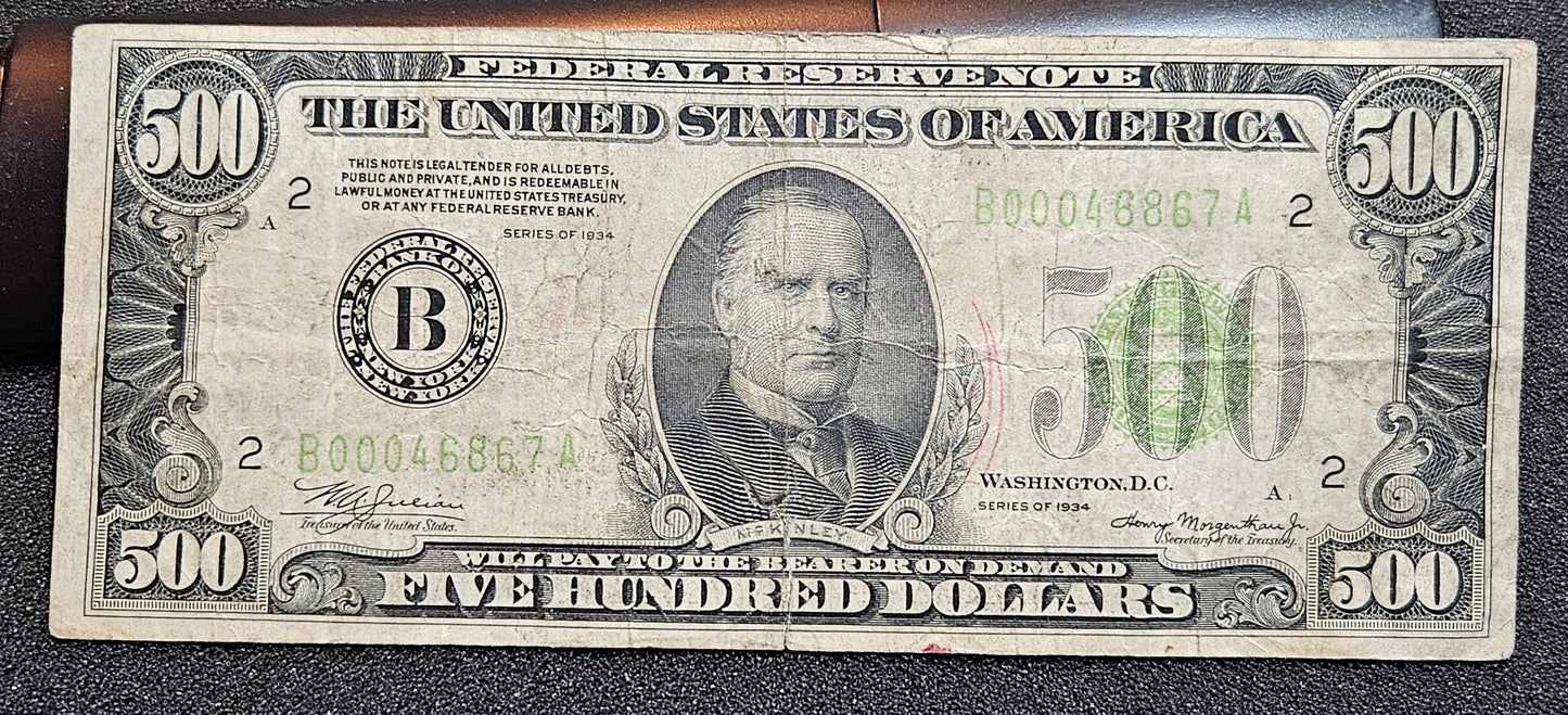 1934 $500 LGS