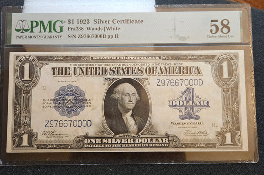 1923 $1 silver certificate