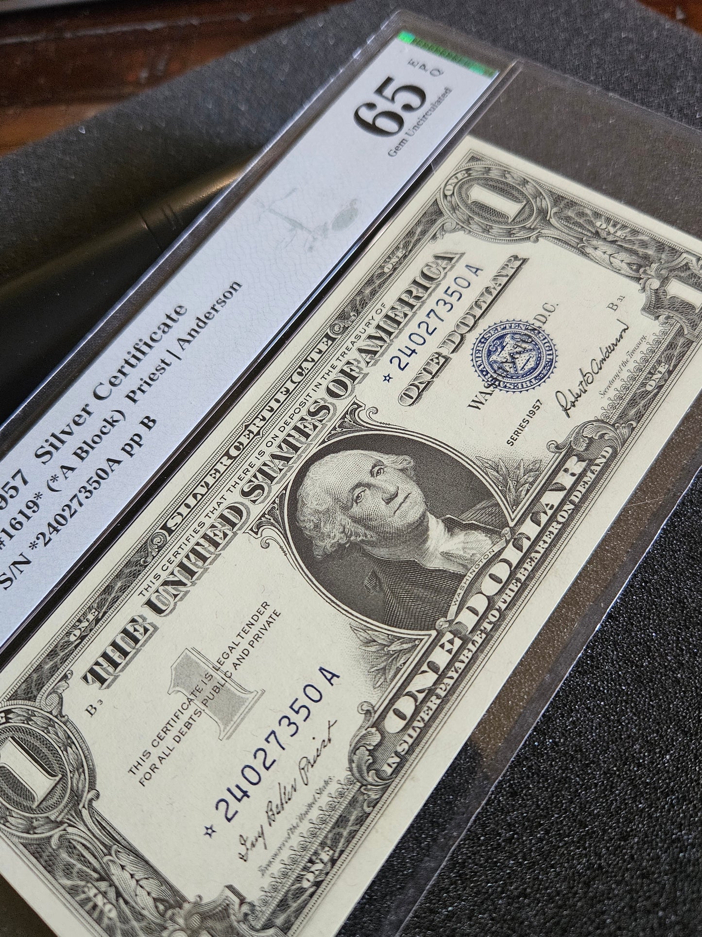 1957 $1 Silver Certificate